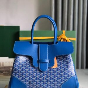 Goyard Saigon Tote Blue Bag