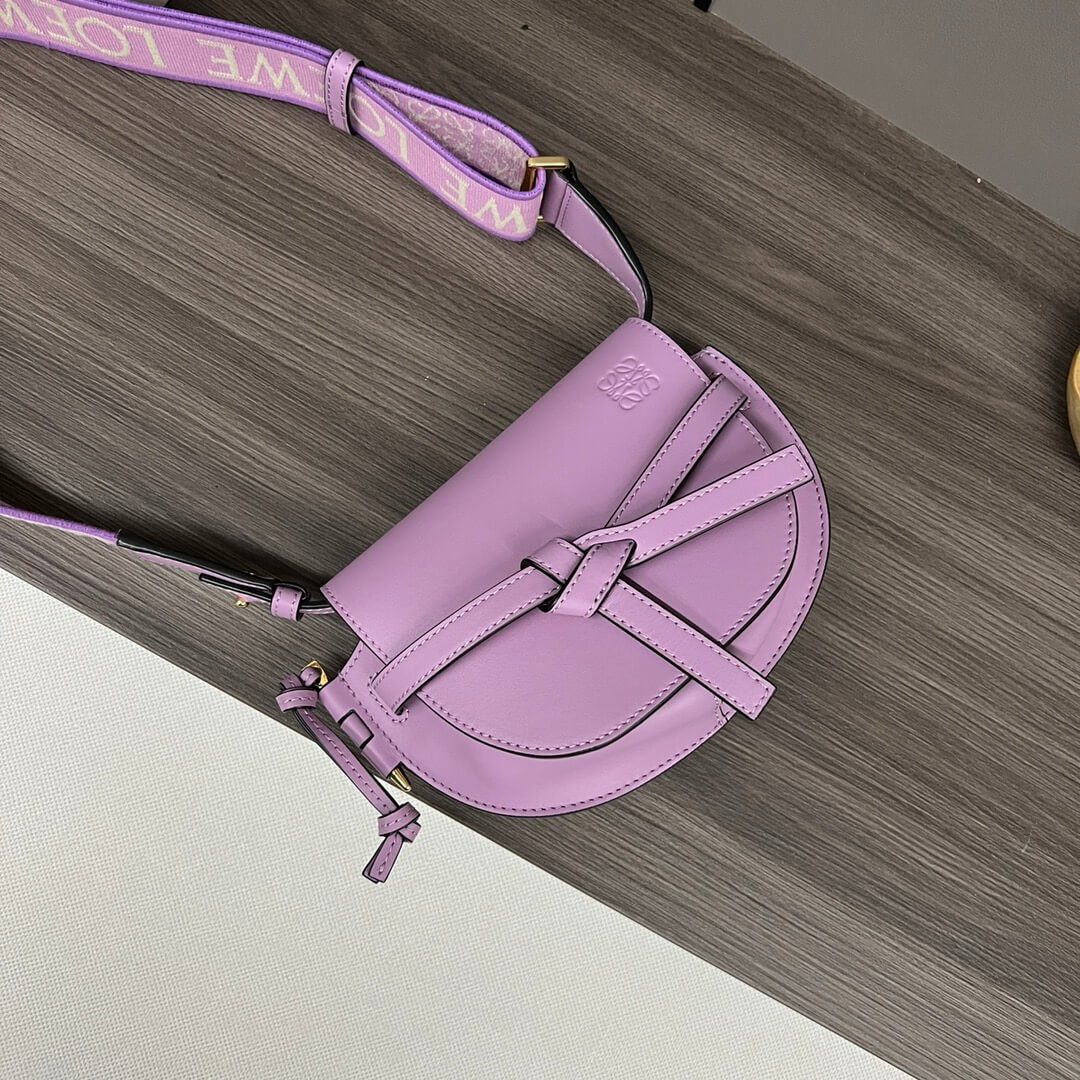 Loewe Gate Small Jacquard-trimmed Shoulder Bag - Image 5