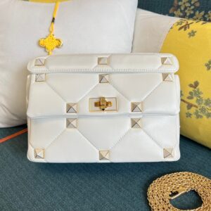 Valentino Garavani Roman Stud White Bag