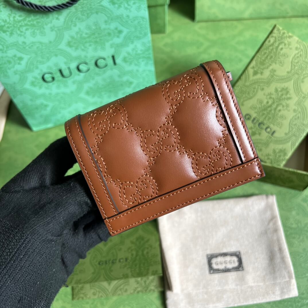 Gucci GG Matelasse Card Case Wallet - Image 4