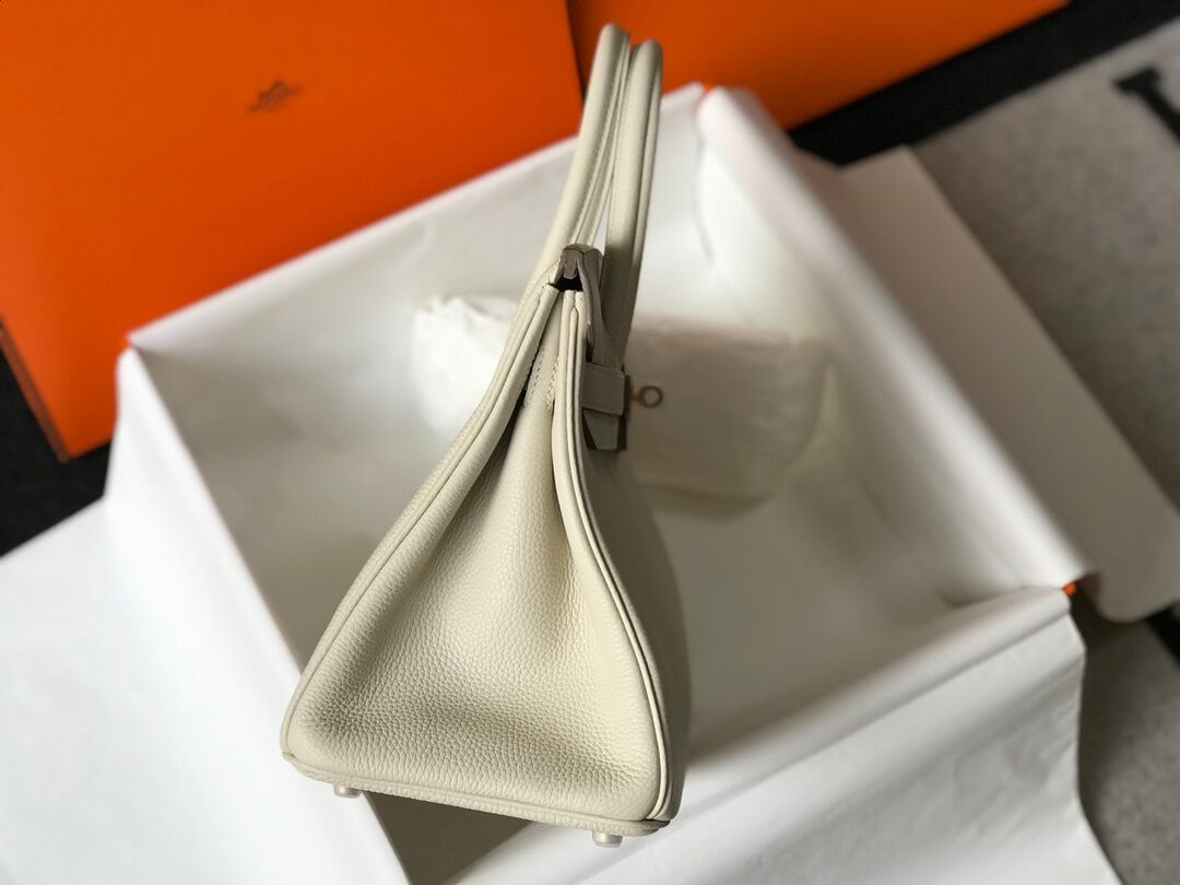 Hermes Birkin White Bag - Image 5