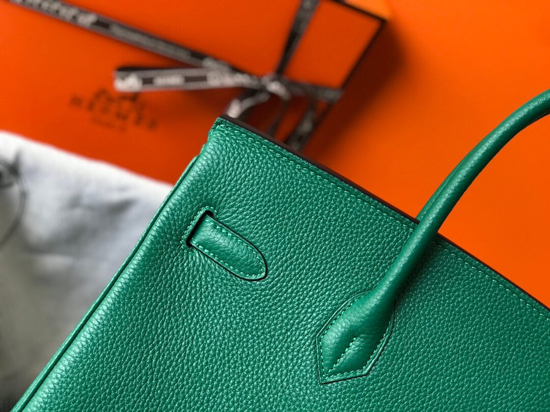 Hermes Birkin Green Bag - Image 4