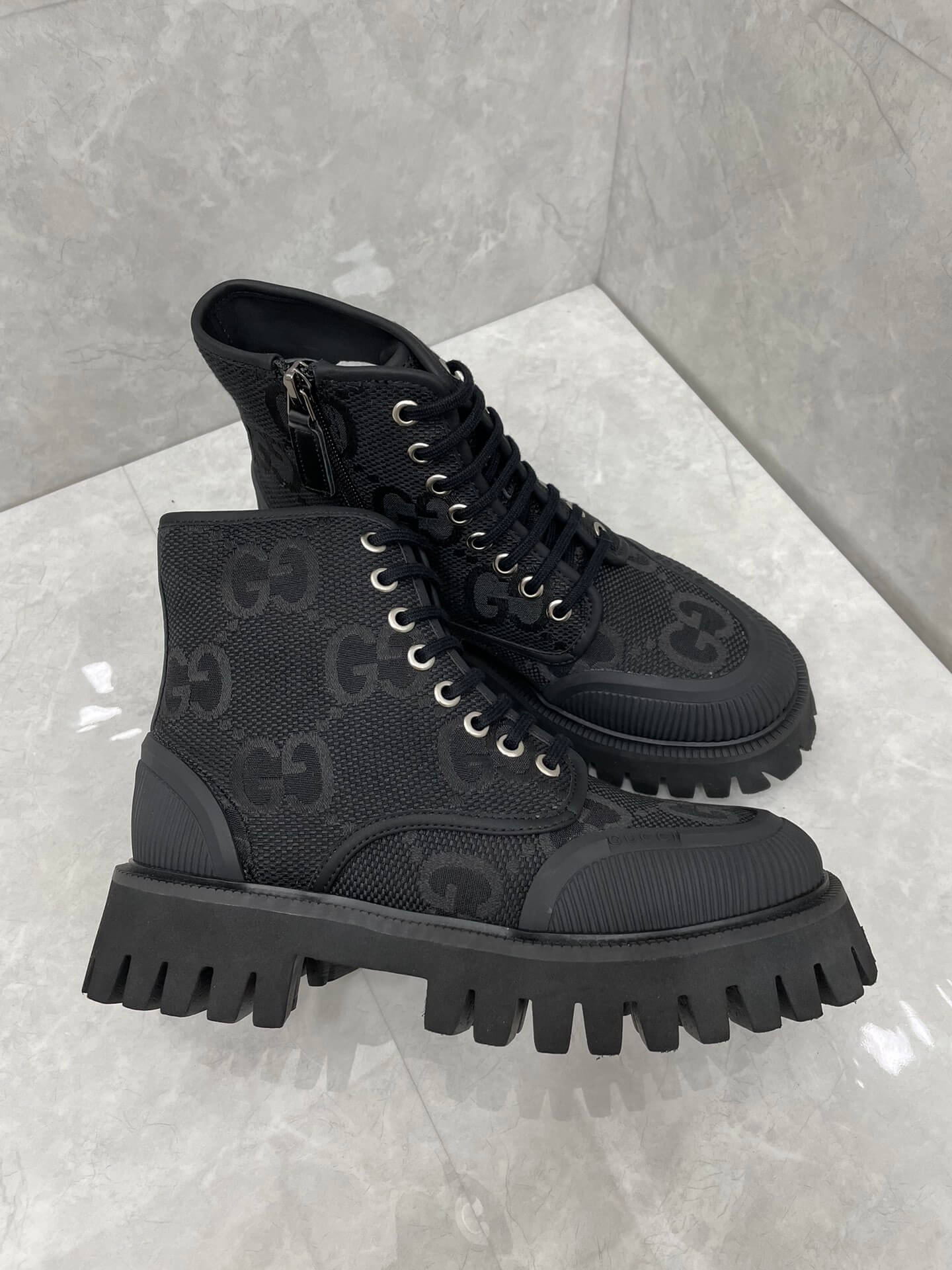 Gucci Men Ankle Black Boot - Image 2