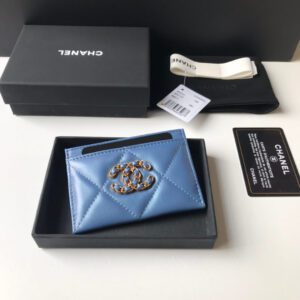 Chanel 19 Leather Card Holder