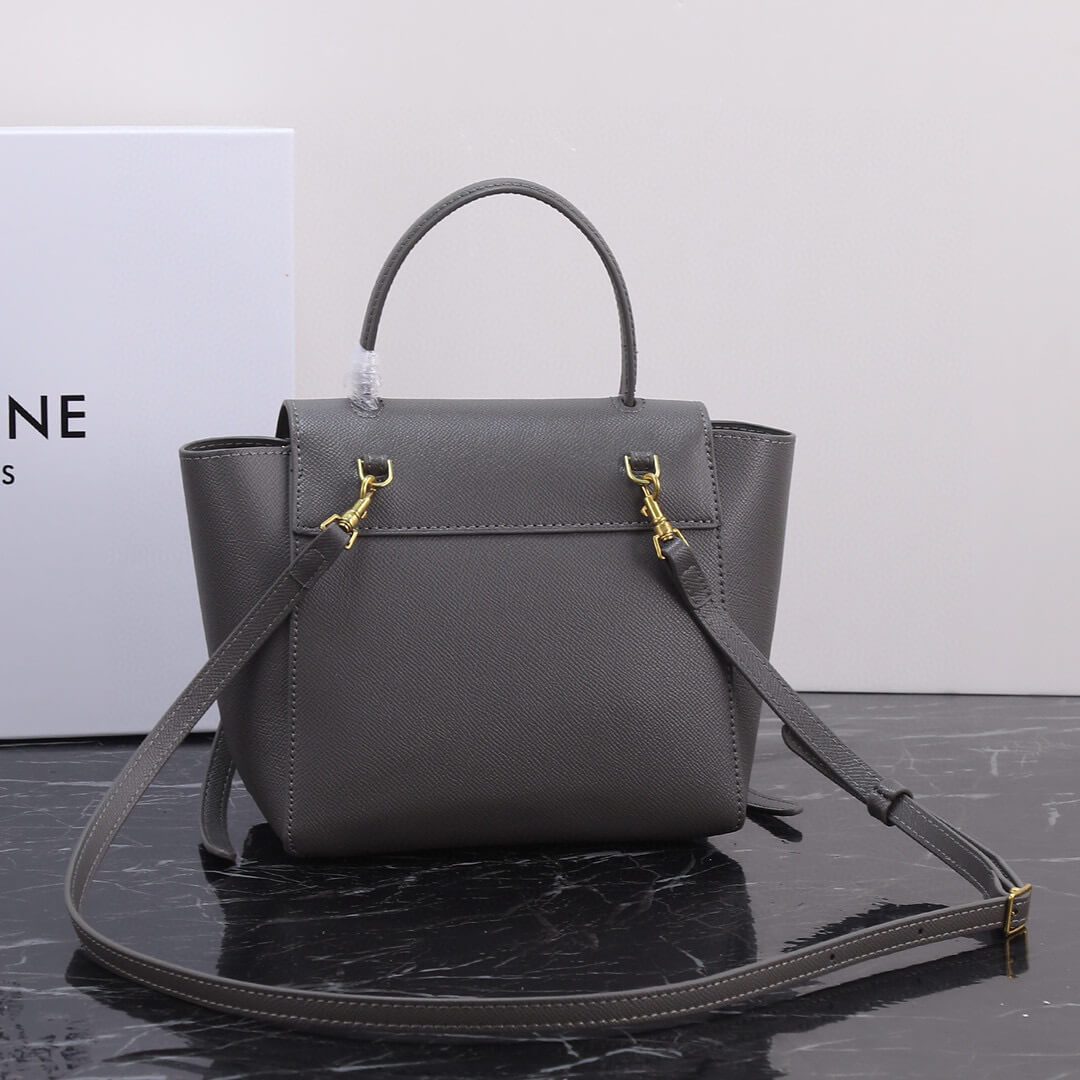 Celine Nano Belt Bag In Grained Calfskin Leather Bag - Image 4