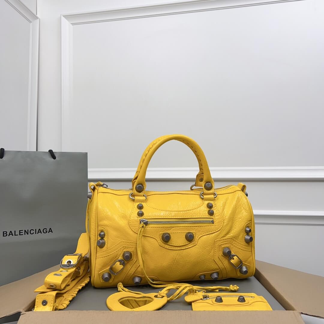 Balenciaga Classic City Yellow Bag - Image 5