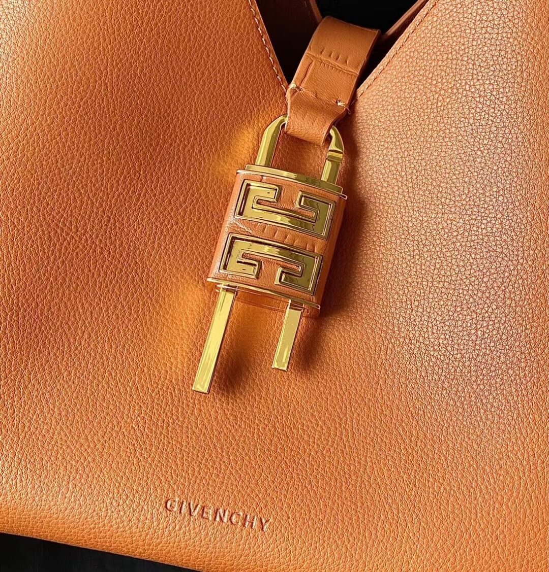Givenchy G-Hobo Medium Shoulder Bag Orange - Image 8