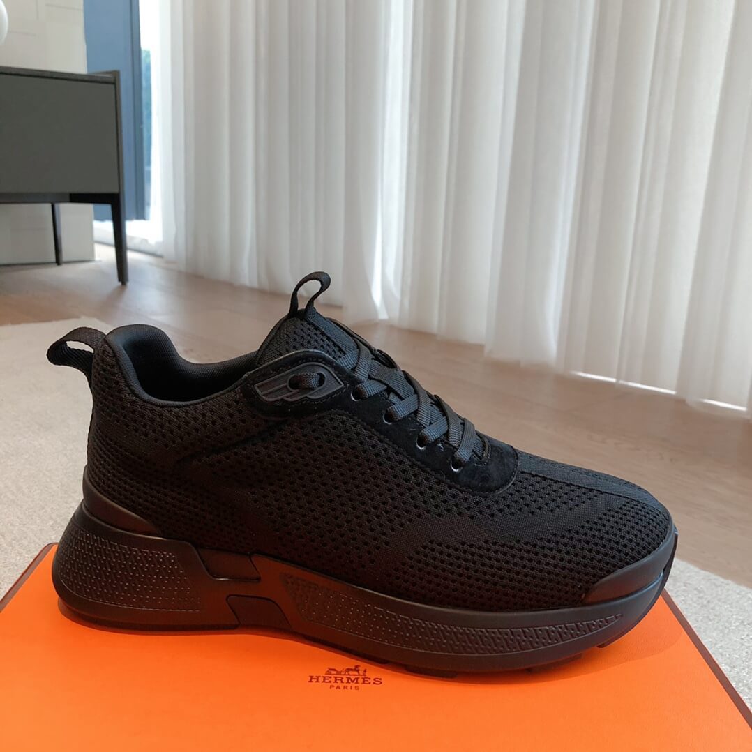 Hermes Bouncing Black Sneaker - Image 5