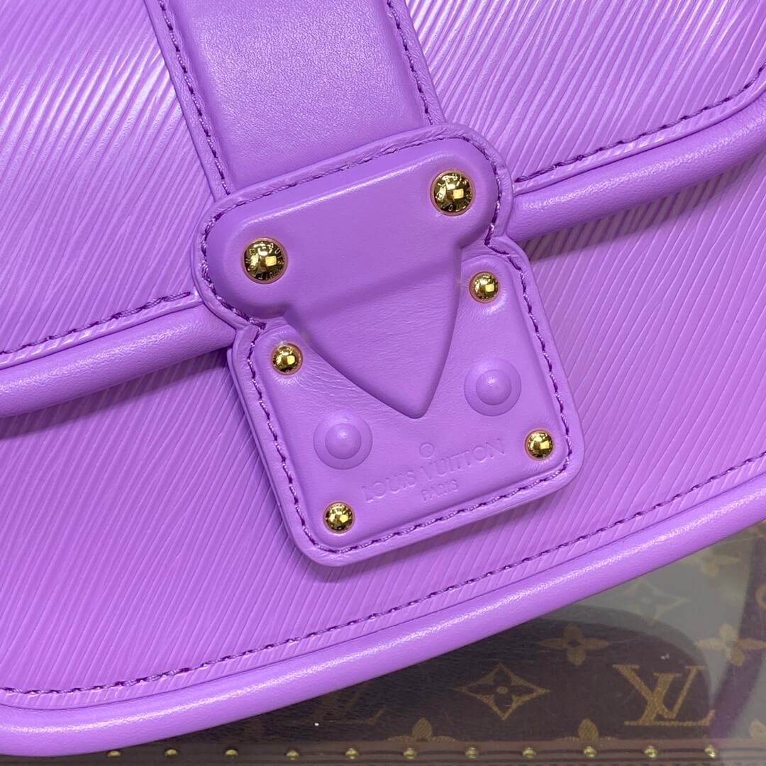 LV Seek and Hide Purple Bag - Image 4
