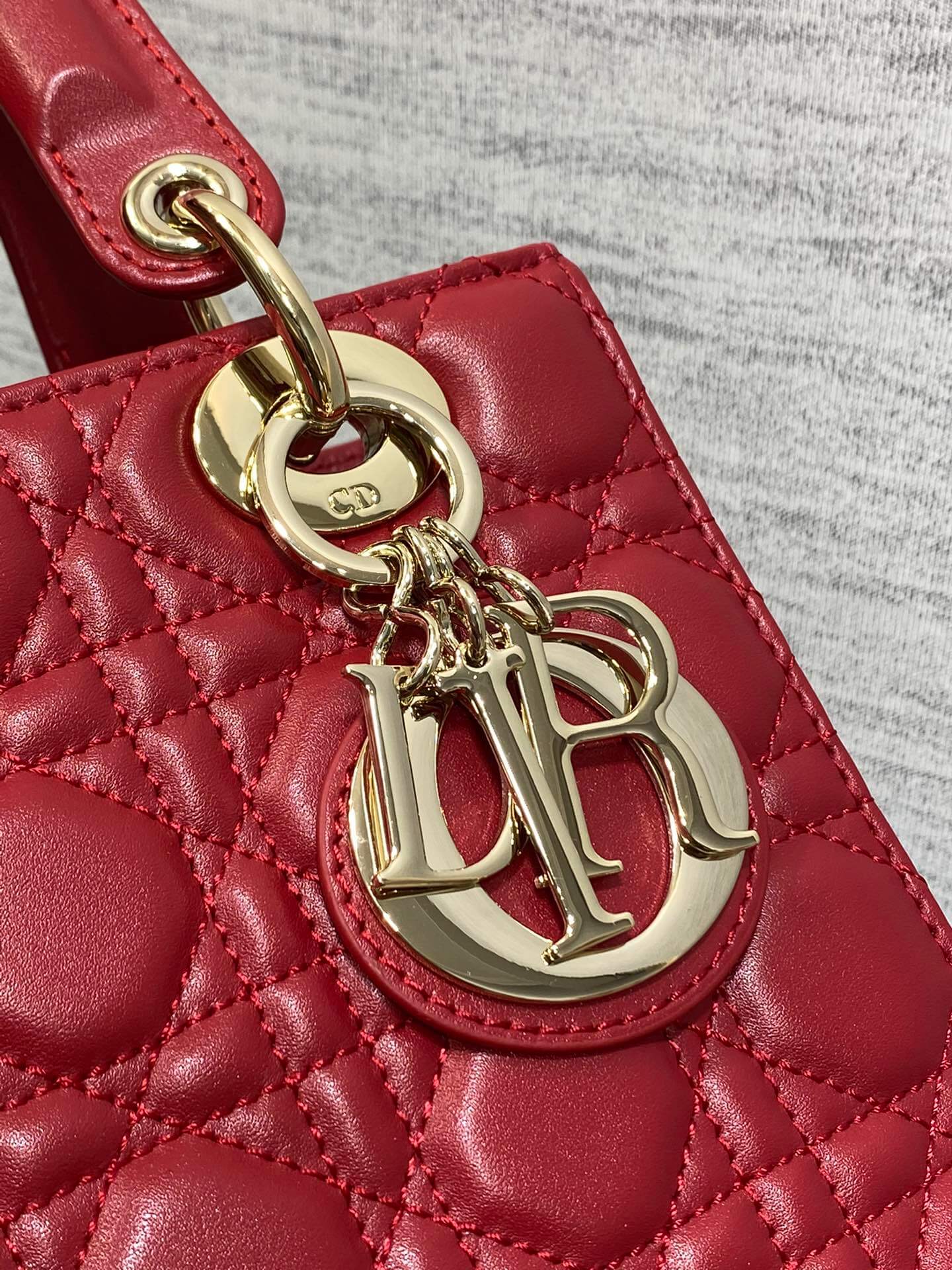 Lady Dior Bag Red - Image 5