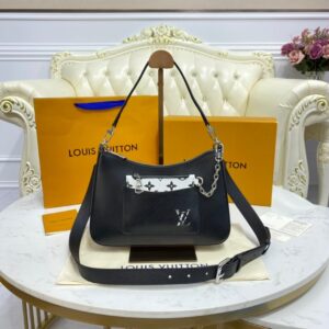 LV Marelle Epi Leather Bag Black