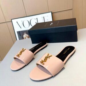 YSL Flat Slides
