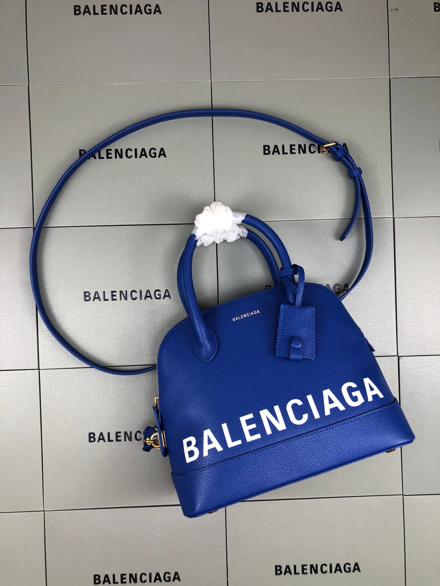 Balenciaga Ville Blue Bag