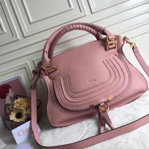 Chloe Marcie Double Carry Pink Bag