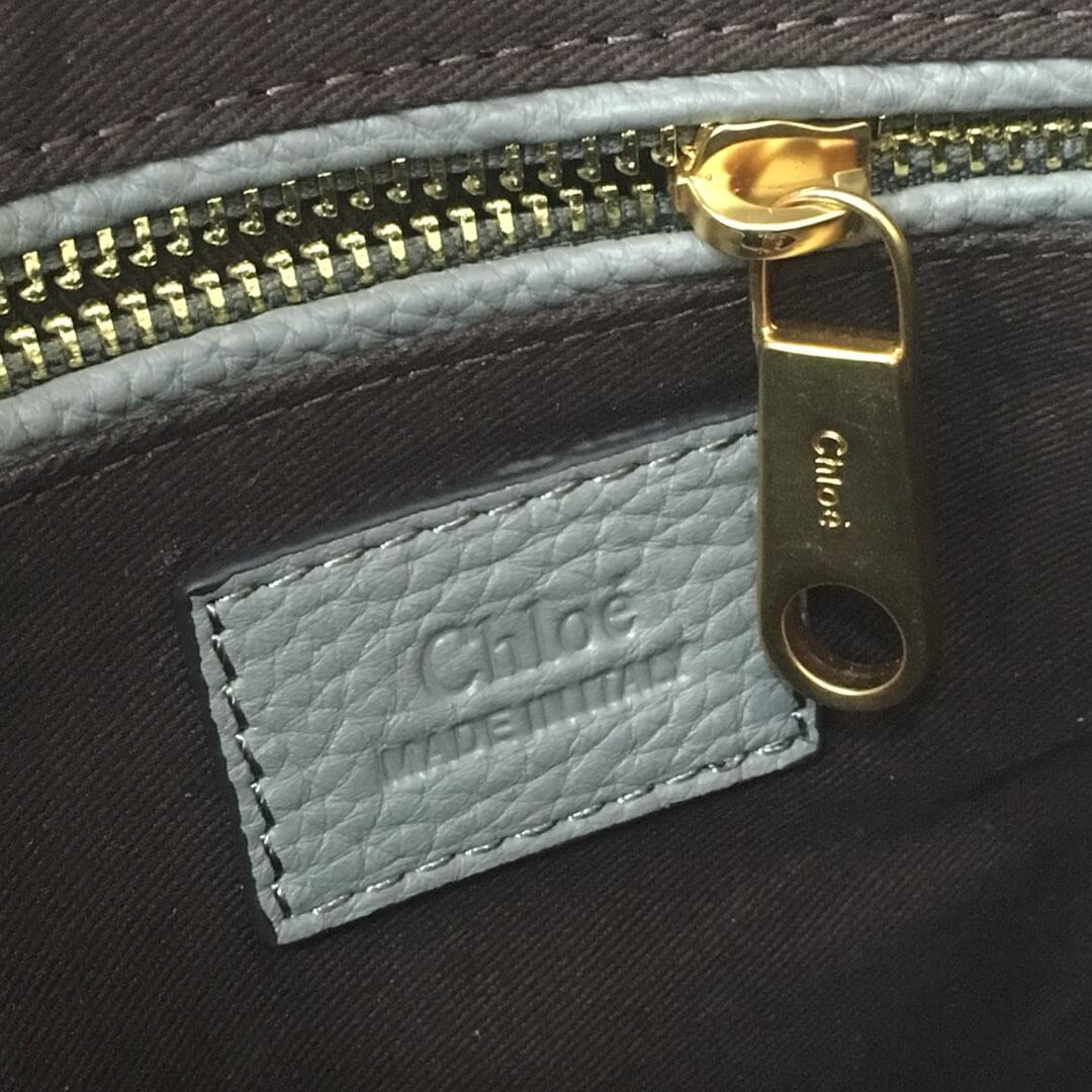 Chloe Marcie Double Carry Grey Bag - Image 6