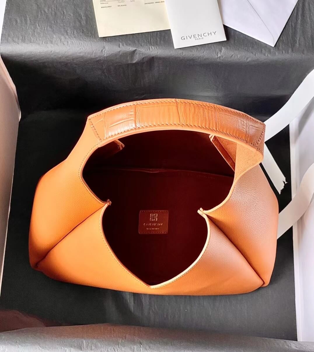 Givenchy G-Hobo Medium Shoulder Bag Orange - Image 3