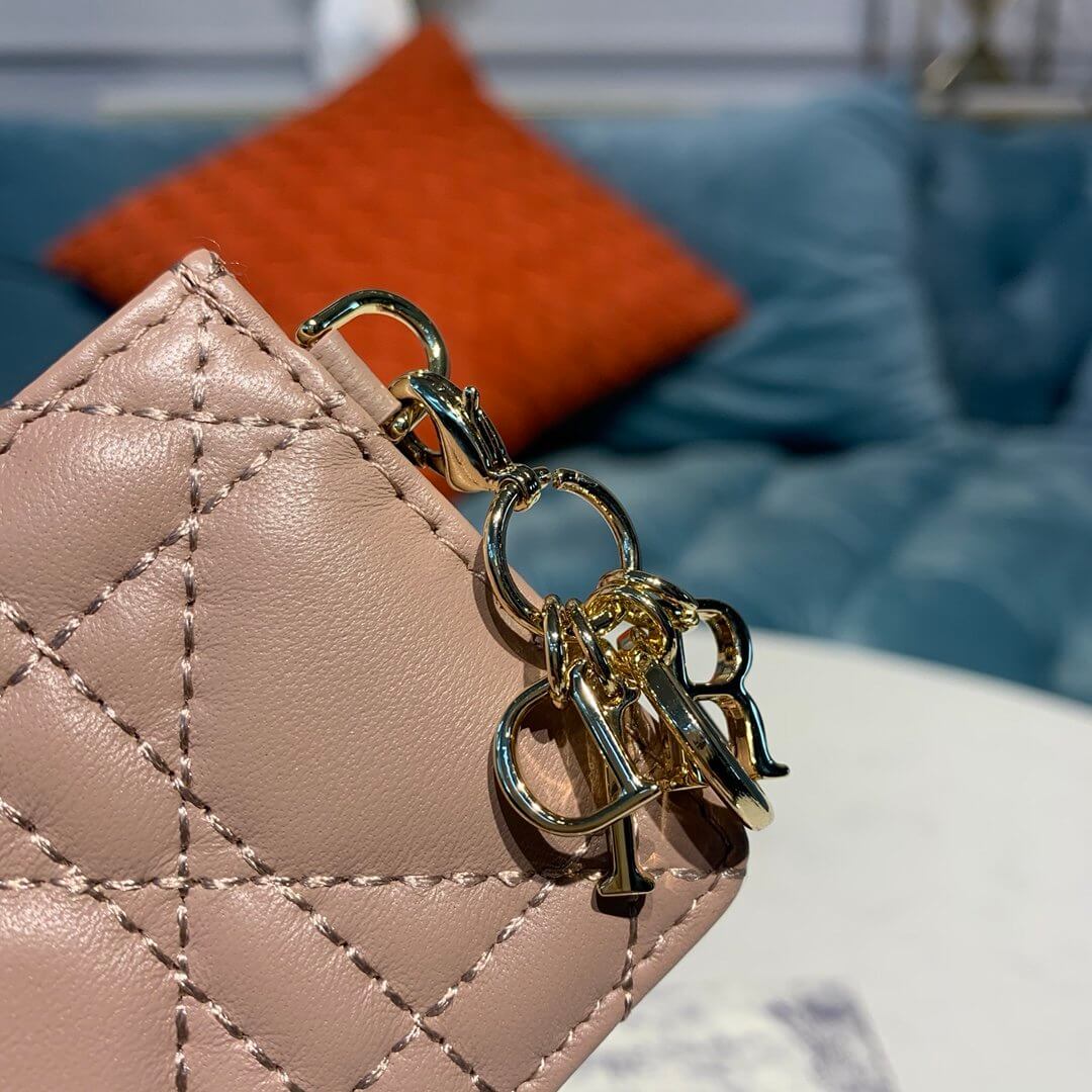 Dior Dior 5-Gusset Card Holder Beige - Image 4
