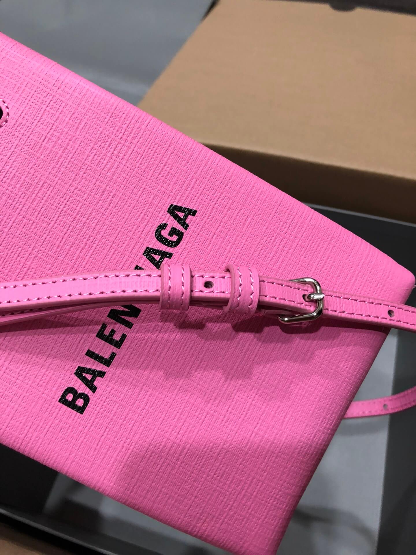Balenciaga Shopping Phone Holder Bag - Image 5