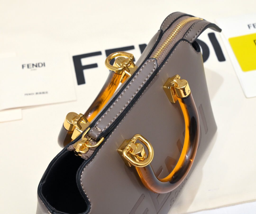 Fendi By The Way Bag Grey - Image 6