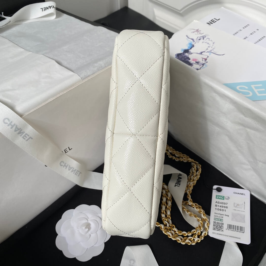 Chanel Mini Boho Bag In White - Image 5