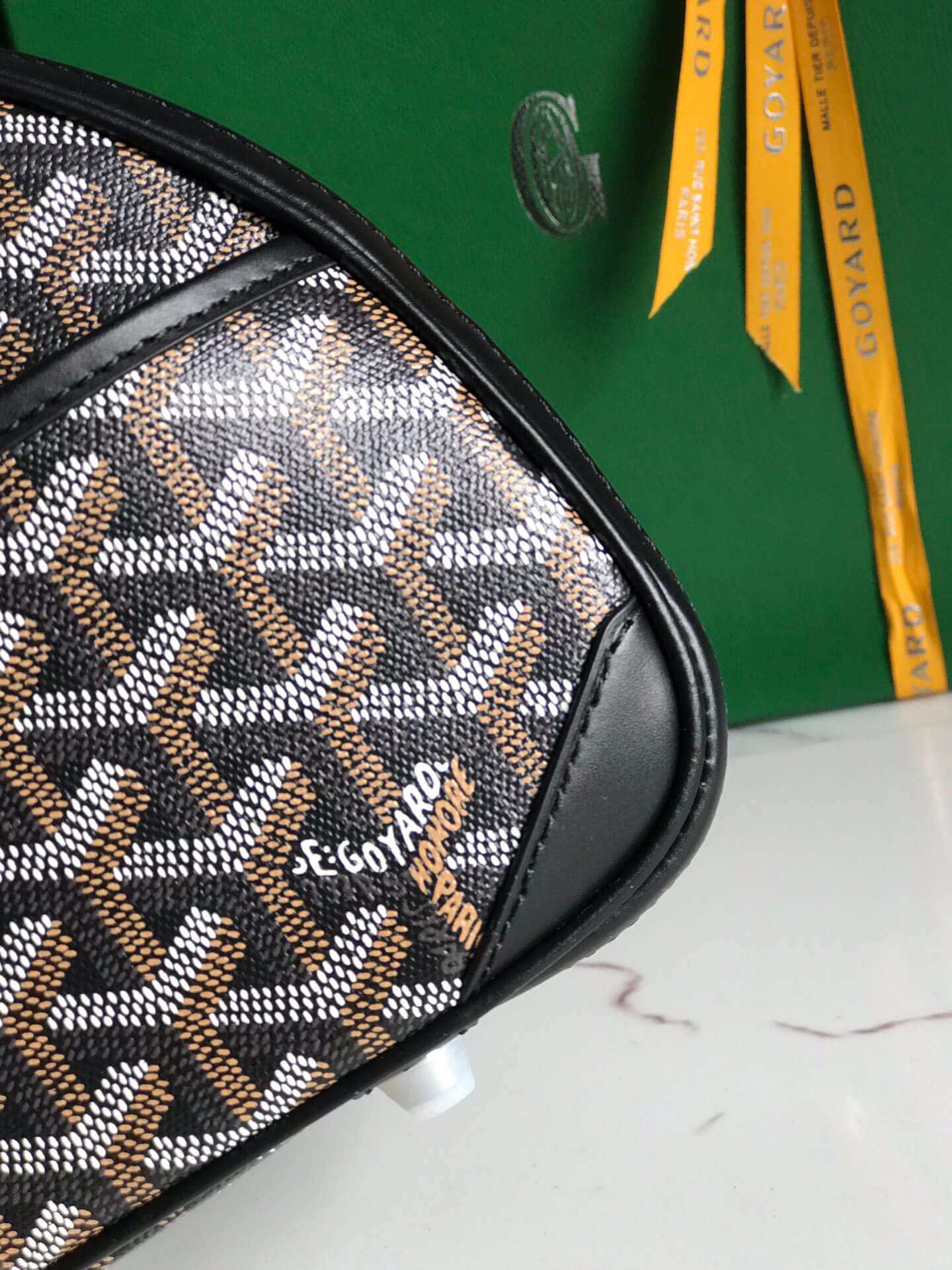 Goyard Saint Jeanne Black Bag - Image 3