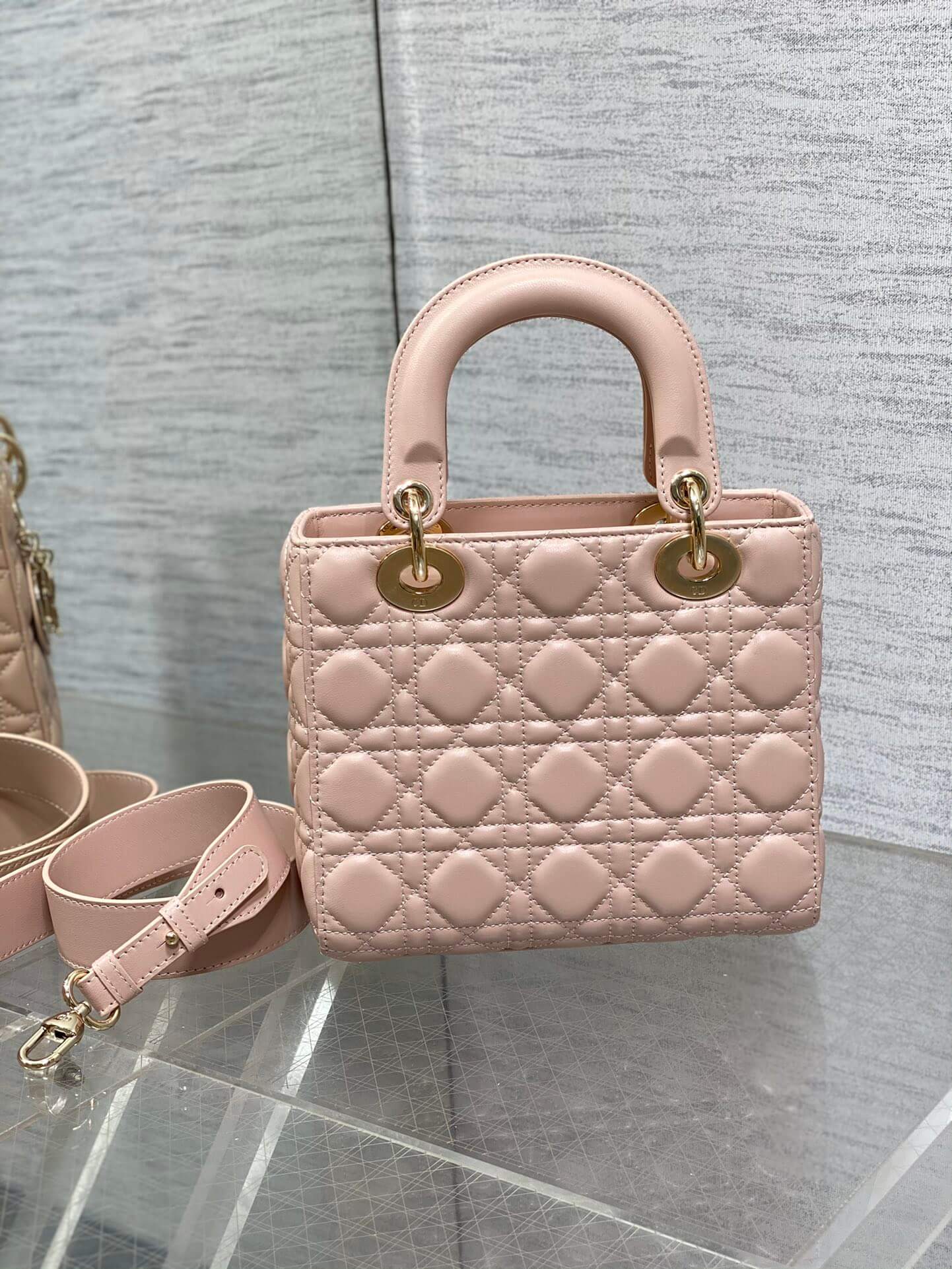 Lady Dior Bag Powder Pink - Image 8