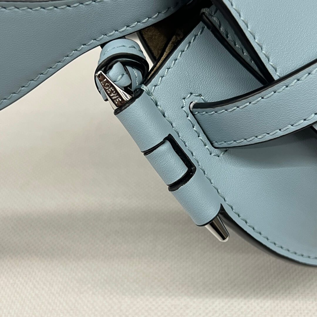 Loewe Gate Small Jacquard-trimmed Shoulder Bag - Image 2