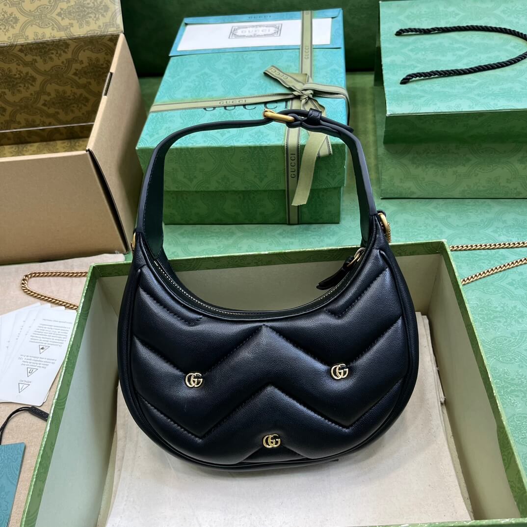 Gucci Marmont Black Moon Bag - Image 2