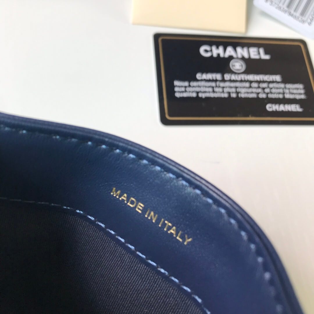 Chanel 19 Blue Card Holder - Image 2