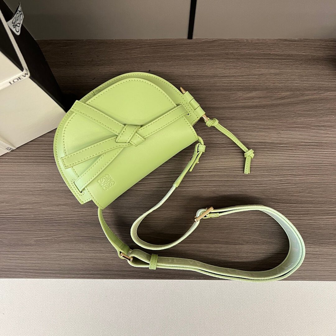 Loewe Gate Small Jacquard-trimmed Shoulder Bag - Image 3