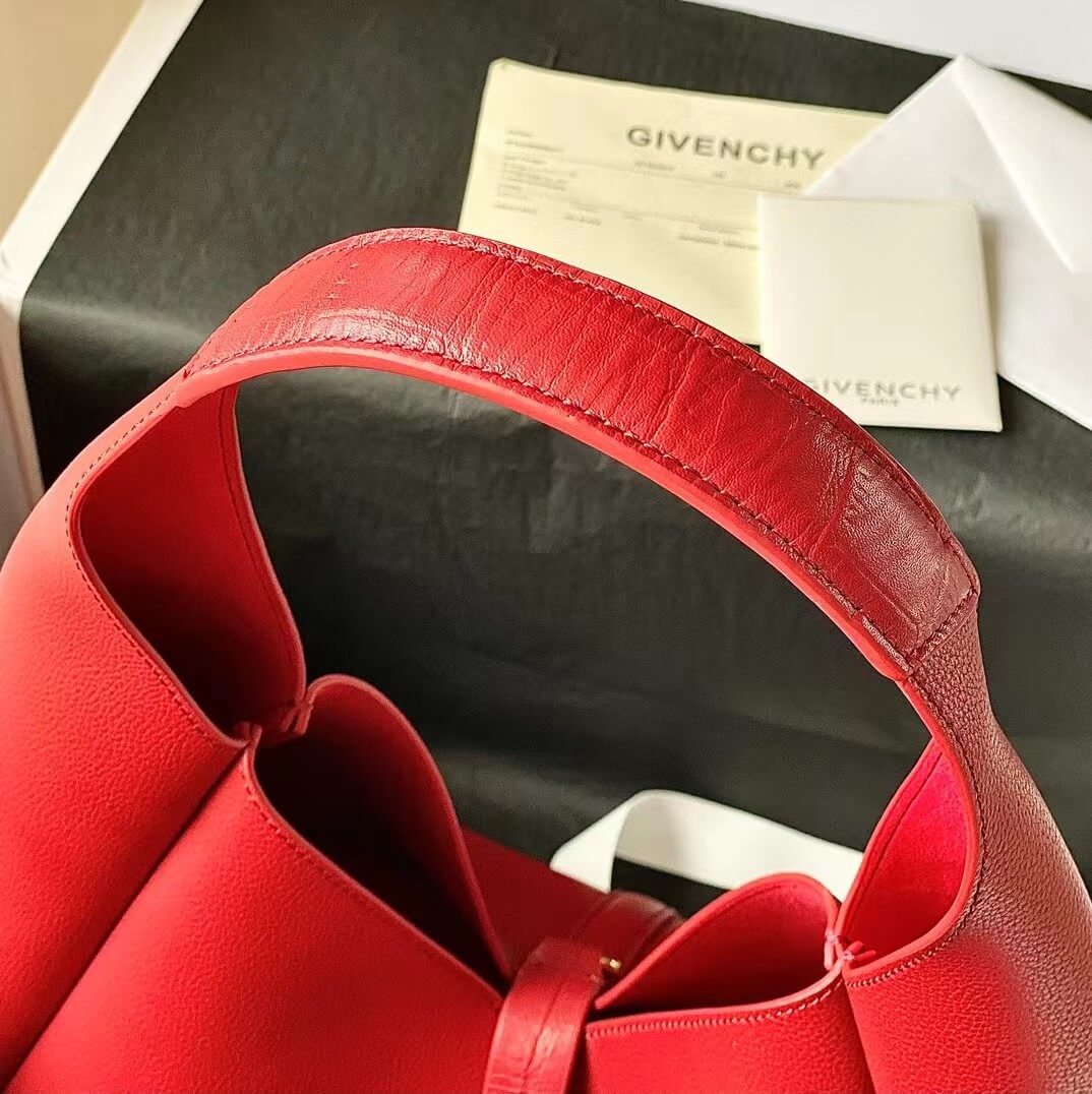 Givenchy G-Hobo Medium Shoulder Bag Red - Image 6