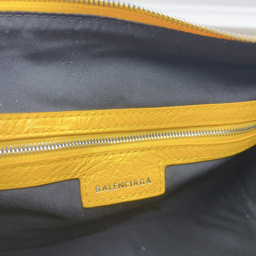 Balenciaga Classic City Yellow Bag - Image 7