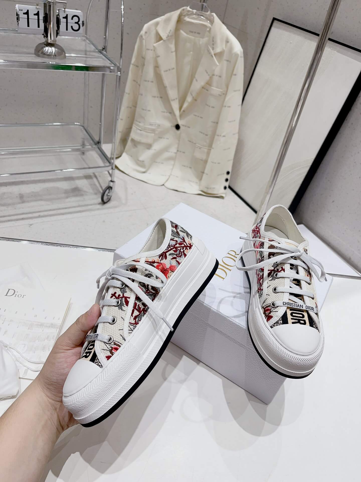 Women Dior walk'n'Dior Platform Sneakers - Image 6