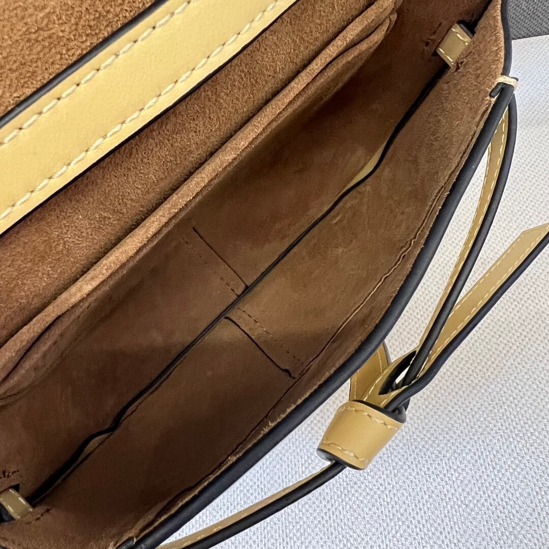 Loewe Gate Small Jacquard-trimmed Shoulder Bag - Image 7