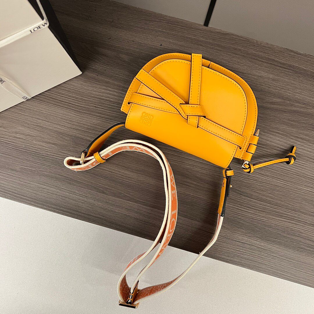 Loewe Gate Small Jacquard-trimmed Shoulder Bag - Image 7