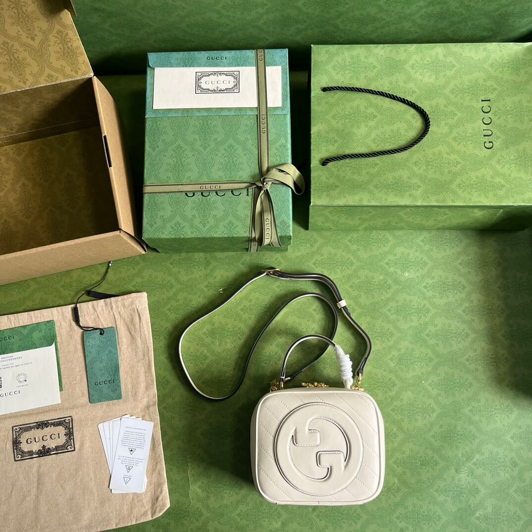 Gucci Blondie Top Handle White Bags - Image 6