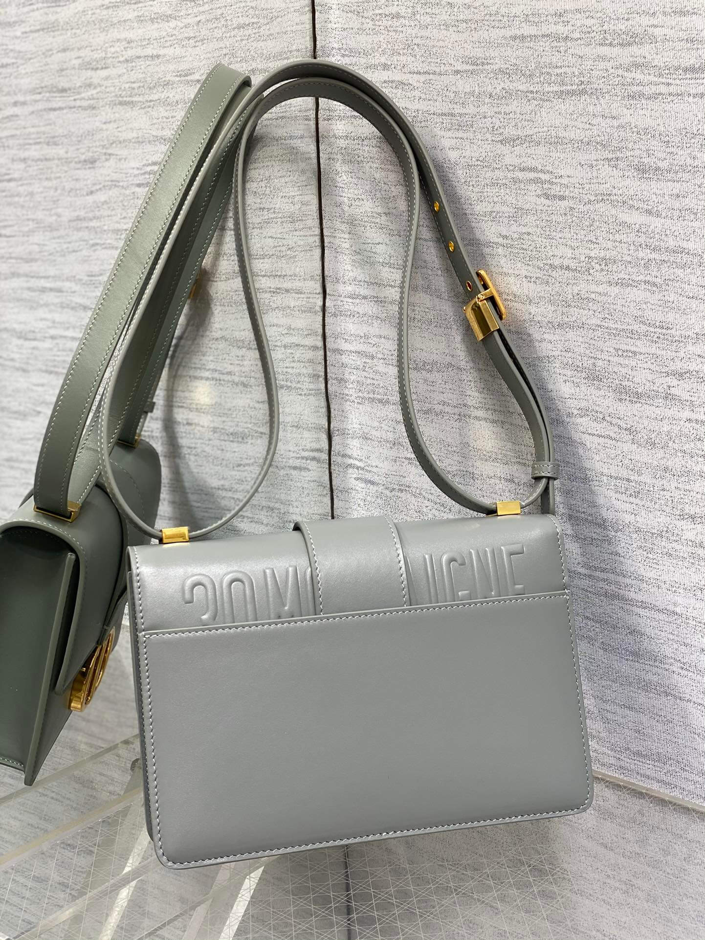 Dior Montaigne Stone Grey Bag - Image 6
