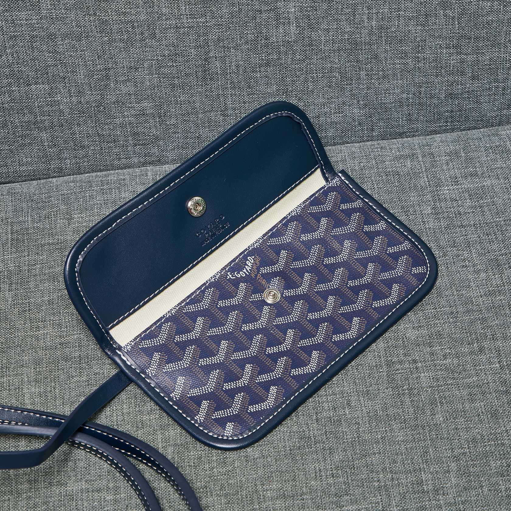 Goyard Tote Large Blue Bag - Image 7