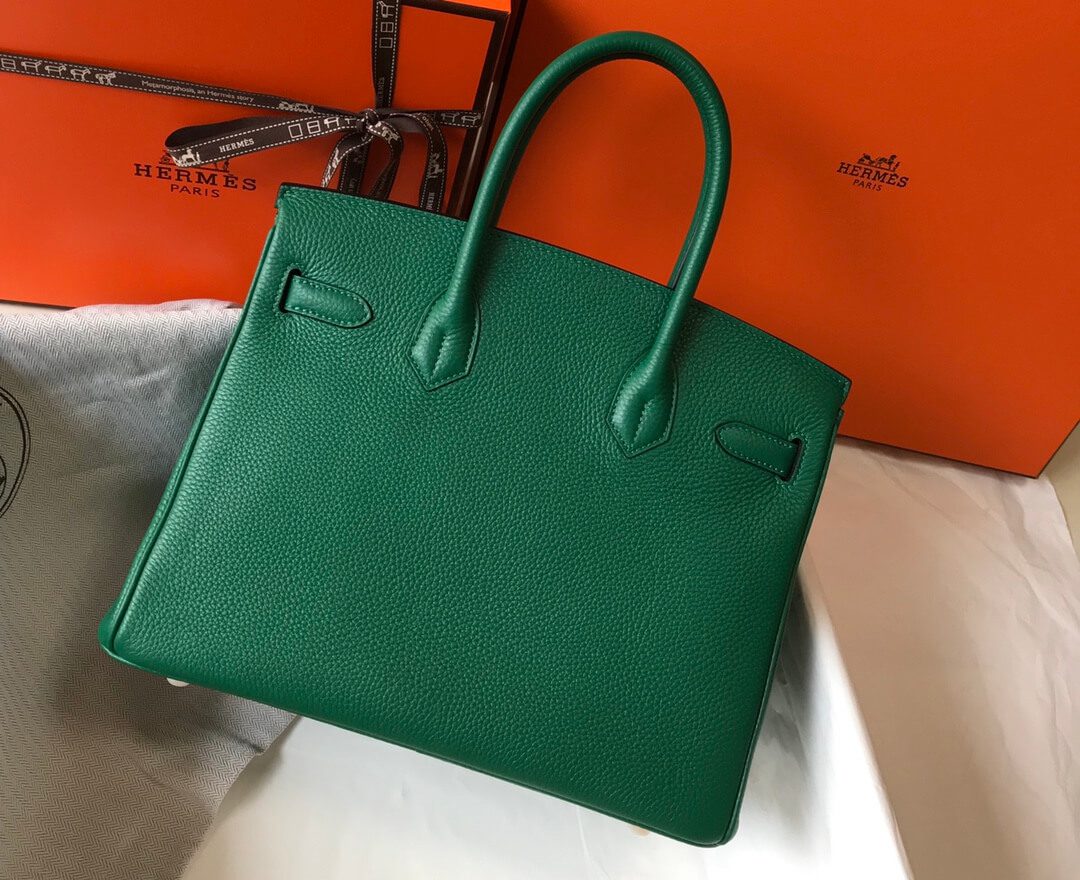 Hermes Birkin Green Bag - Image 7
