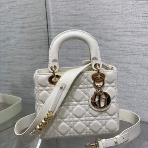 Lady Dior Bag White