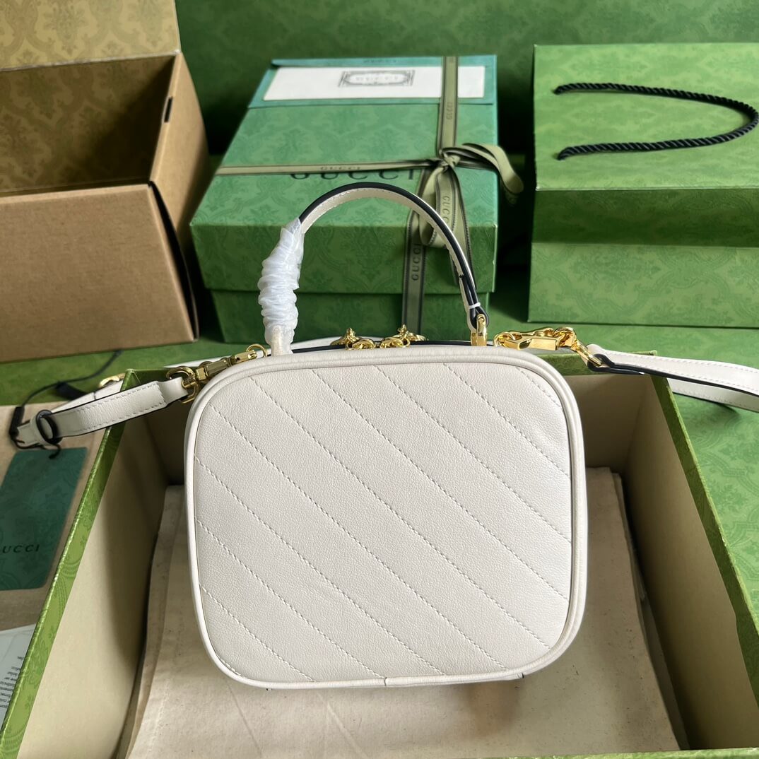Gucci Blondie Top Handle White Bags - Image 8