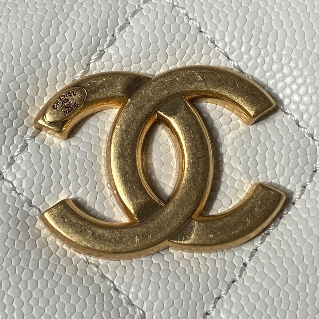 Chanel Mini Boho Bag In White - Image 7