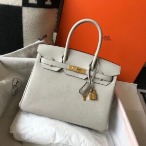 Hermes Birkin Gris Perle Bag