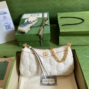 Gucci Matelasse White Handbags