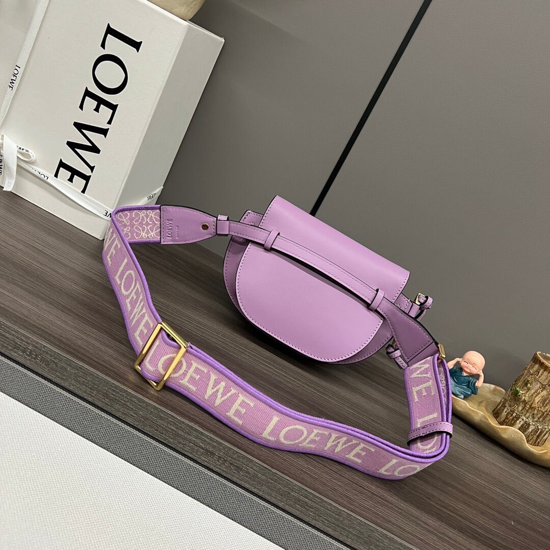 Loewe Gate Small Jacquard-trimmed Shoulder Bag - Image 7