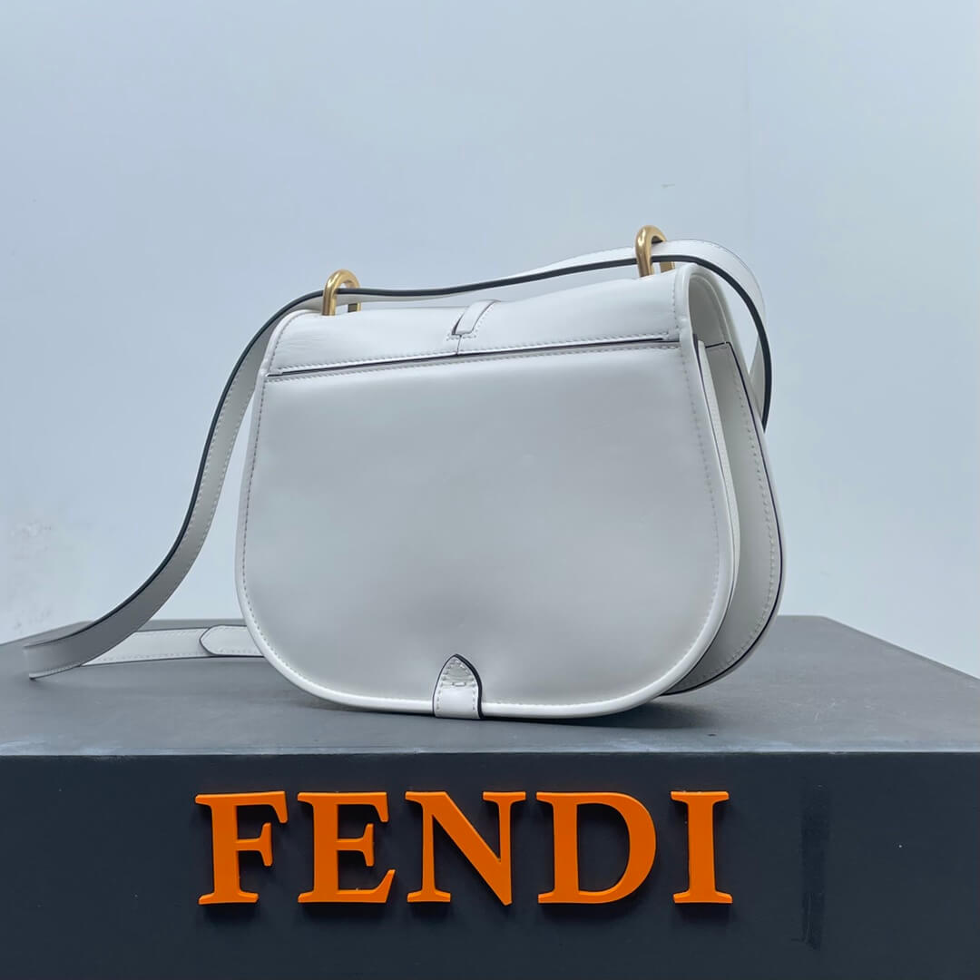 Fendi C'mon Medium White Bag - Image 5