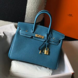 Hermes Birkin Blue Jean Togo Bag