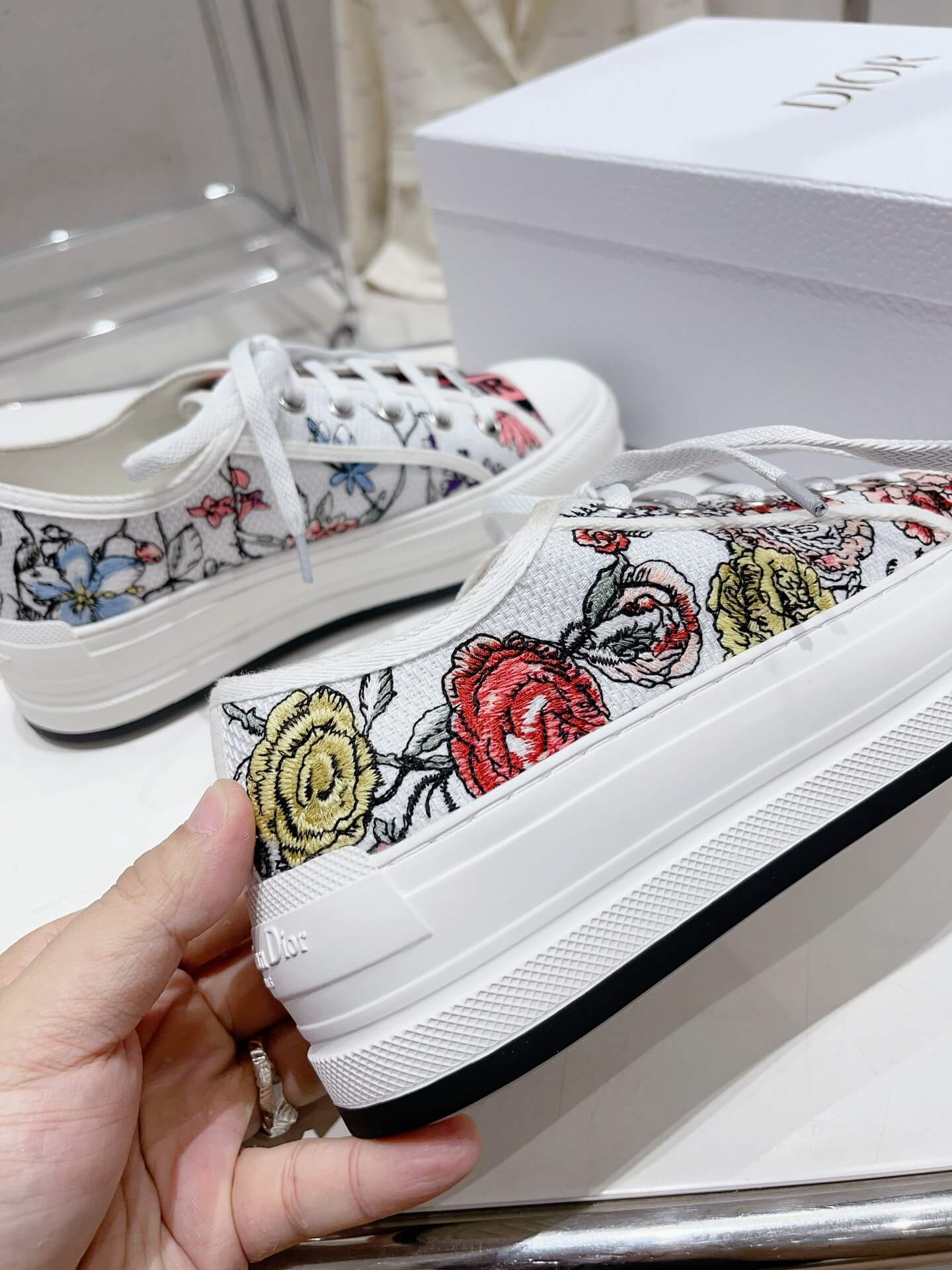Women Dior walk'n'Dior Platform Sneakers - Image 8