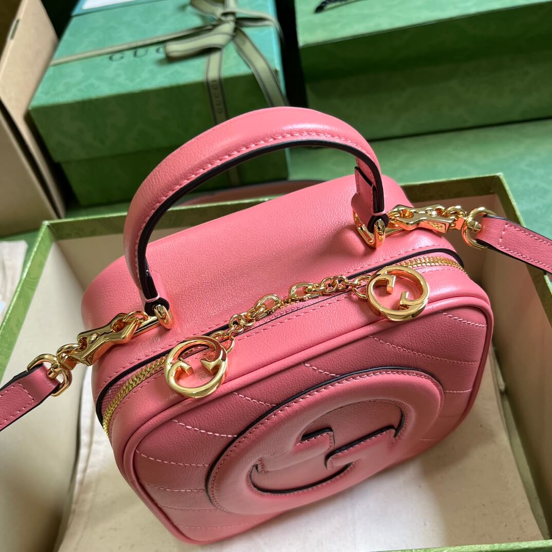 Gucci Blondie Top Handle Pink Bags - Image 6