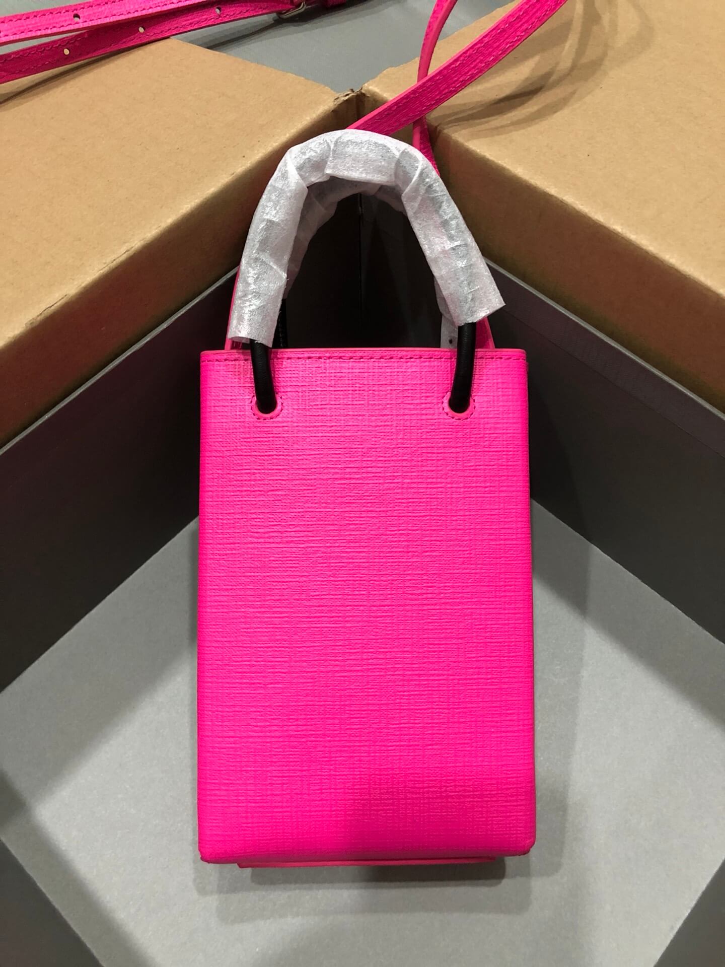 Balenciaga Shopping Phone Holder Bag - Image 8